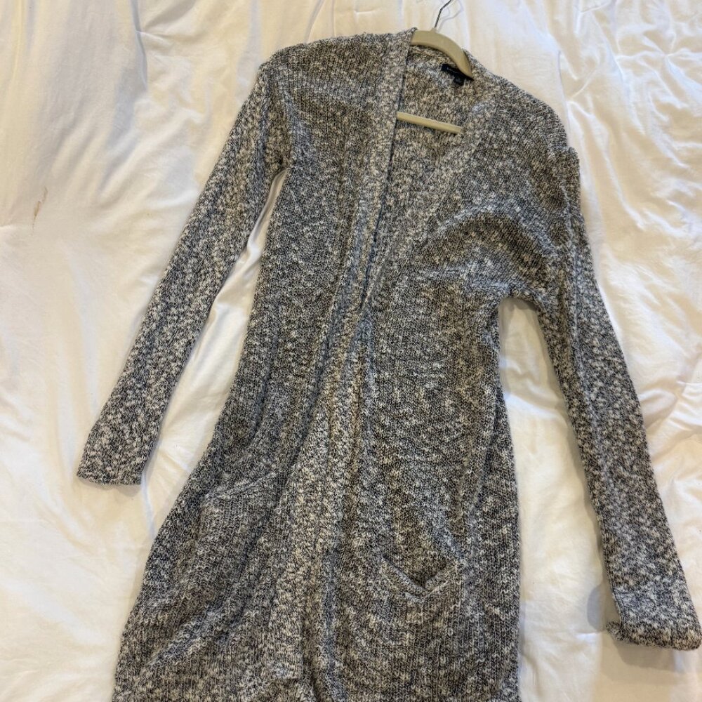 Banana Republic Herringbone Long Sweater Cardigan